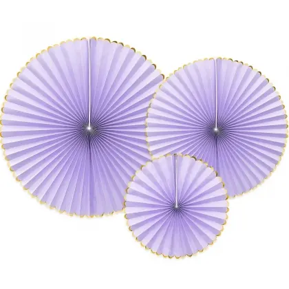 Βεντάλιες Χάρτινες Διακοσμητικές Συσκευασία 3 Τεμαχίων