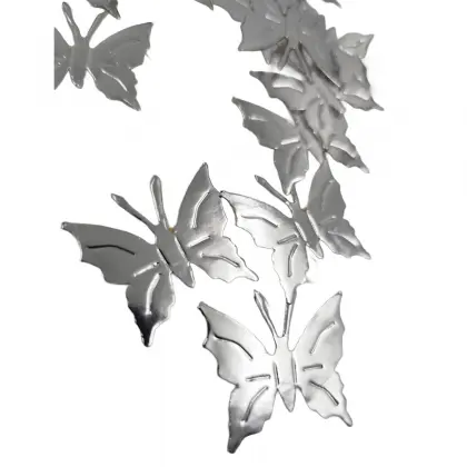 Χάρτινες Διακοσμητικές Πεταλούδες 3x3cm Συσκευασία 100 Τεμαχίων