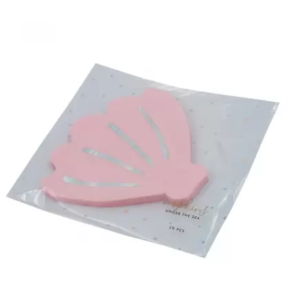 Χαρτοπετσέτες Σε Σχήμα Ουρά Γοργόνας 25x25cm Συσκευασία 20 Τεμαχίων