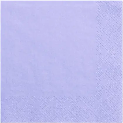 Χαρτοπετσέτες Μονόχρωμες 33x33cm Συσκευασία 20 Τεμαχίων