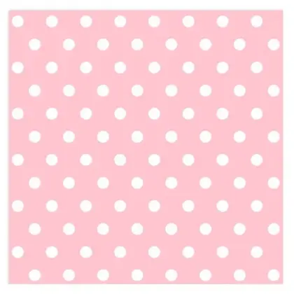 Χαρτοπετσέτες Πουά 33x33cm Συσκευασία 10 τεμαχίων