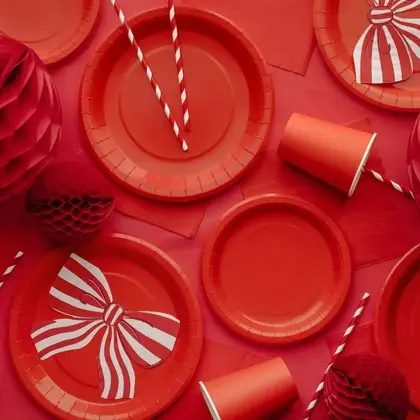 Χαρτοπετσέτες Σχέδιο Φιόγκος 32x26cm Συσκευασία 12 Τεμαχίων