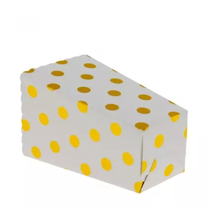 Χωνάκι Για Popcorn Χάρτινο Πουά 7x7x12cm Συσκευασία 10 Τεμαχίων