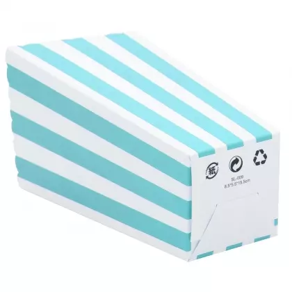 Χωνάκια Για Popcorn Χάρτινα Ριγέ 9x9x15.5cm Συσκευασία 12 Τεμαχίων